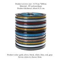 Bathroom Kitchen Accessories Sealing Strip Caulk Beautification Tape Self Adhesive Waterproof For Wall Stickers Sink Edge Tape 2