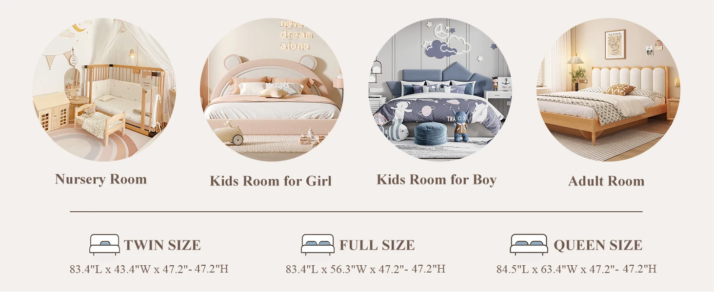 bed frame with storage