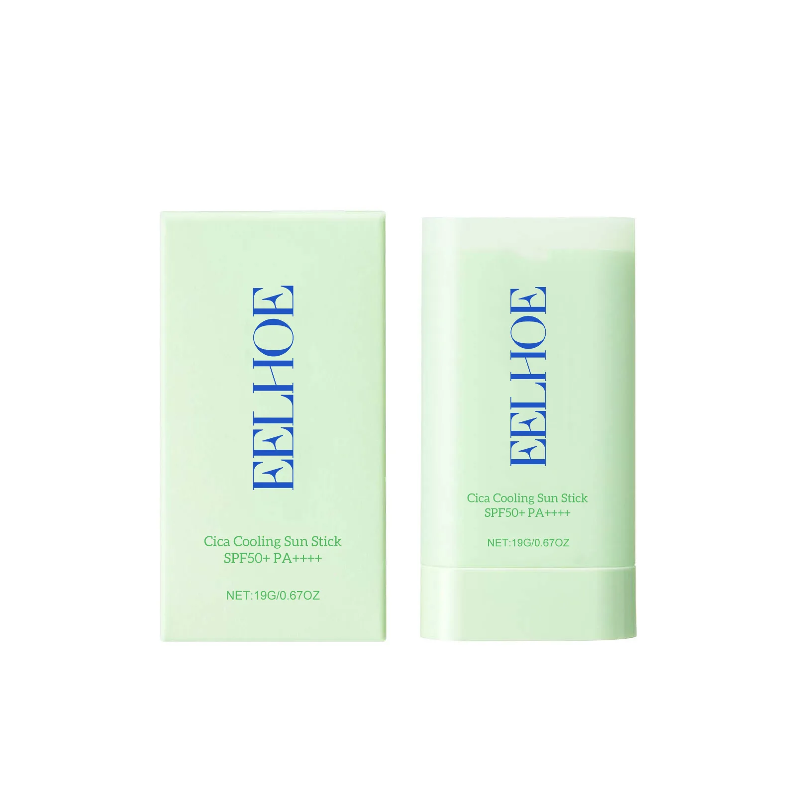 EELHOE Centella Sunscreen Spf50 Refreshing Sun Protective Cream Anti Sunburn Moisturizing Sunscreen Skin Care UV Stick