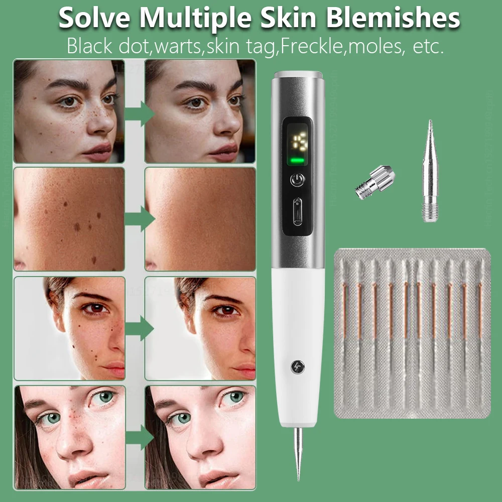 Laser Plasma Pen Electric Mole Remover Black Dots Wart Spot Freckle Dark Dot Nevus Flat Tattoo Skin Tag Removal