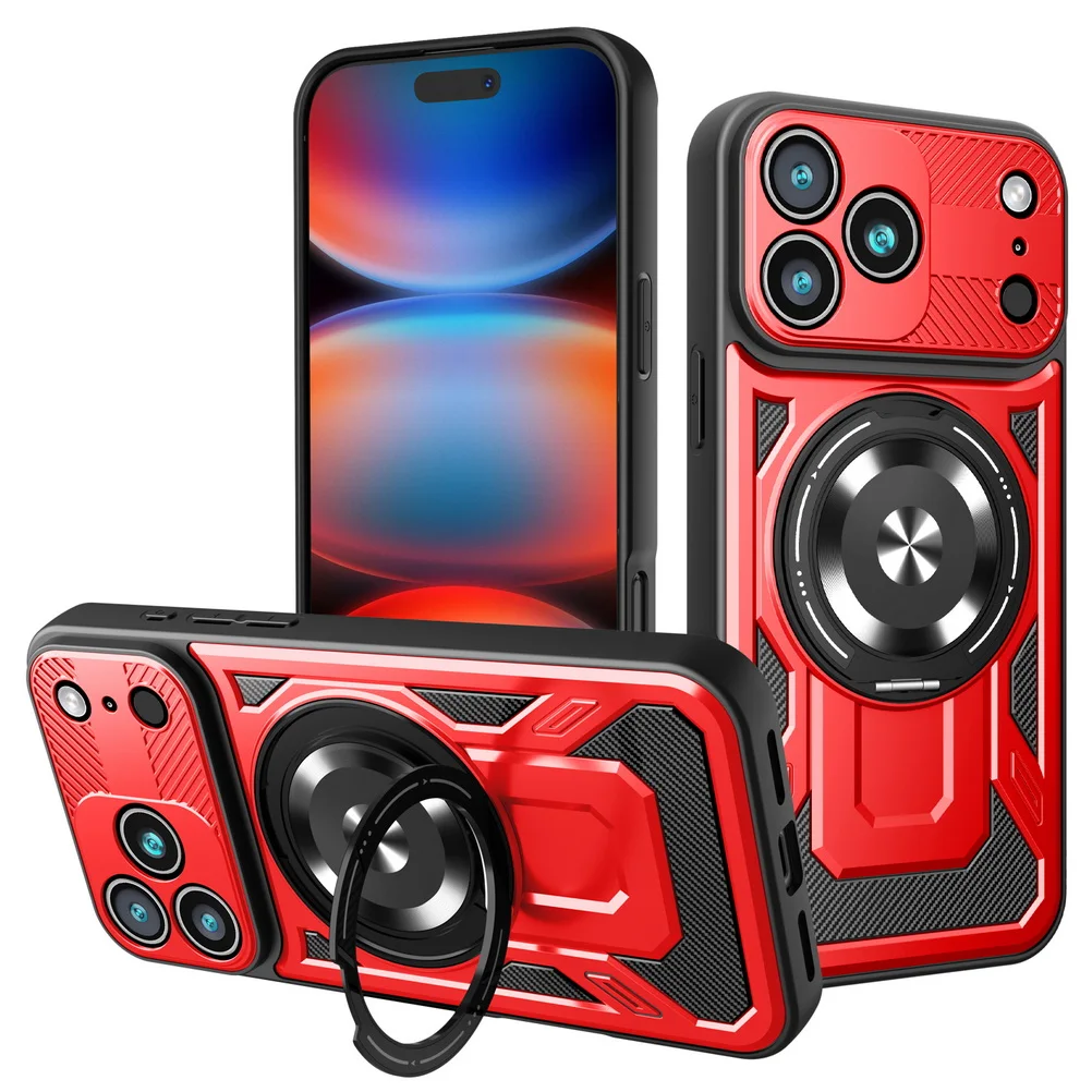 Versatile Rotatable Metal Ring Holder Magnetic Phone Case