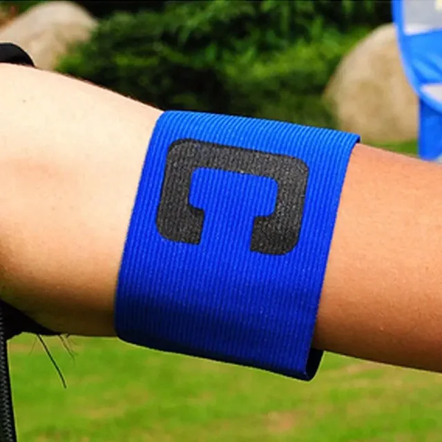1 Pcs Football Match Captain C Word Mark Armband Paste Team Leader C Word Nylon Flexible For Soccer Sports Accessories Unisex 6