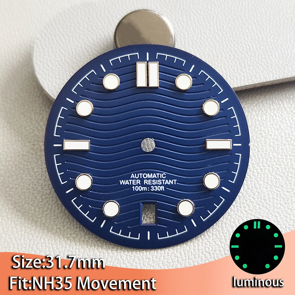 Green C3 Luminous Watch Dial Hands for Automatic Movement Men's Watches Replacement Accessory