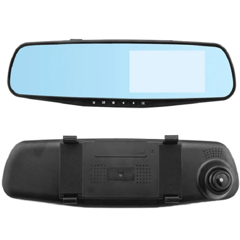 AK47 4.3 Inch HD screen 1080P Car Rearview Camera Wide Angle Lens Mirror Dash Cam