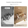 Bathroom Storage Rack Bathroom Toilet No Punching Wall Hanging Bathroom Washbasin Storage Rack Light Luxury 2