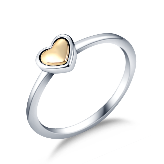 2021 Spring 100% Real Sterling Silver  Flower Lucky Rings Silver Daisy Flower Ring For Women Making Jewelry CMR095