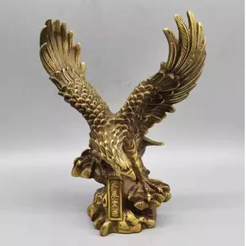 

Brass Eagle Decoration Pure Copper Grand Exhibition Grand Plan Eagle Living Room Office Decoration Shop Opening Eagle Decoratio