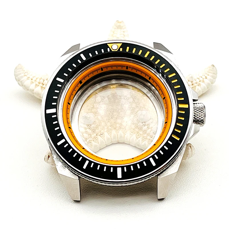 Nh35 Dial Sapphire Glass Seiko Bezel Insert Adatto Nh35 Nh36 Movimento Automatico 200M Waterproof King Samurai Series Srpe33K1