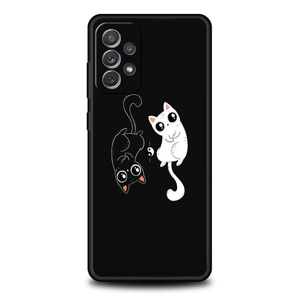 Cartoon Cat Soft Shell Phone Case - Cute and Protective Cover