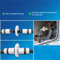 Couvercle de réservoir d'eau pour caravane, adaptateur d'entrée d'eau avec Joint de tuyau d'eau, accessoires de remplissage de bouchon de réservoir d'eau RV de haute qualité, 1 ensemble 6