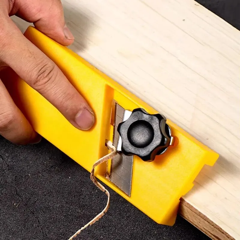 Woodworking Planer Plasterboard V Chamfer Bevel Double Slot 45 Degree Trimming Tool Board Plane Manual Gypsum Right Angle Device