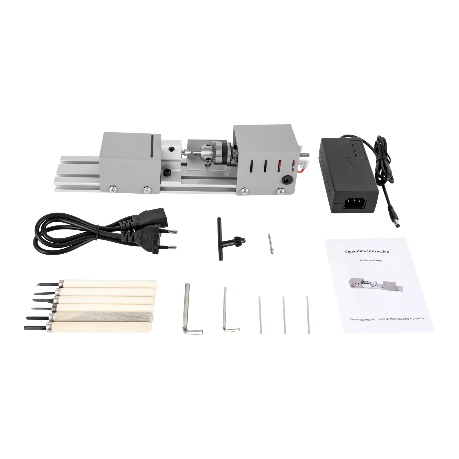 96W Polishing Machine Polisher Metal Milling Lathe Machine 4000-9000rpm EU Standard/US Standard