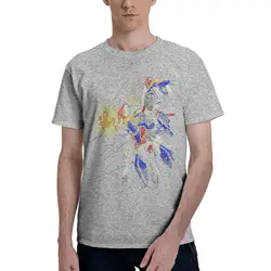 Gundam Graphic 100% Cotton Funny T - Shirt - S (GRAY)