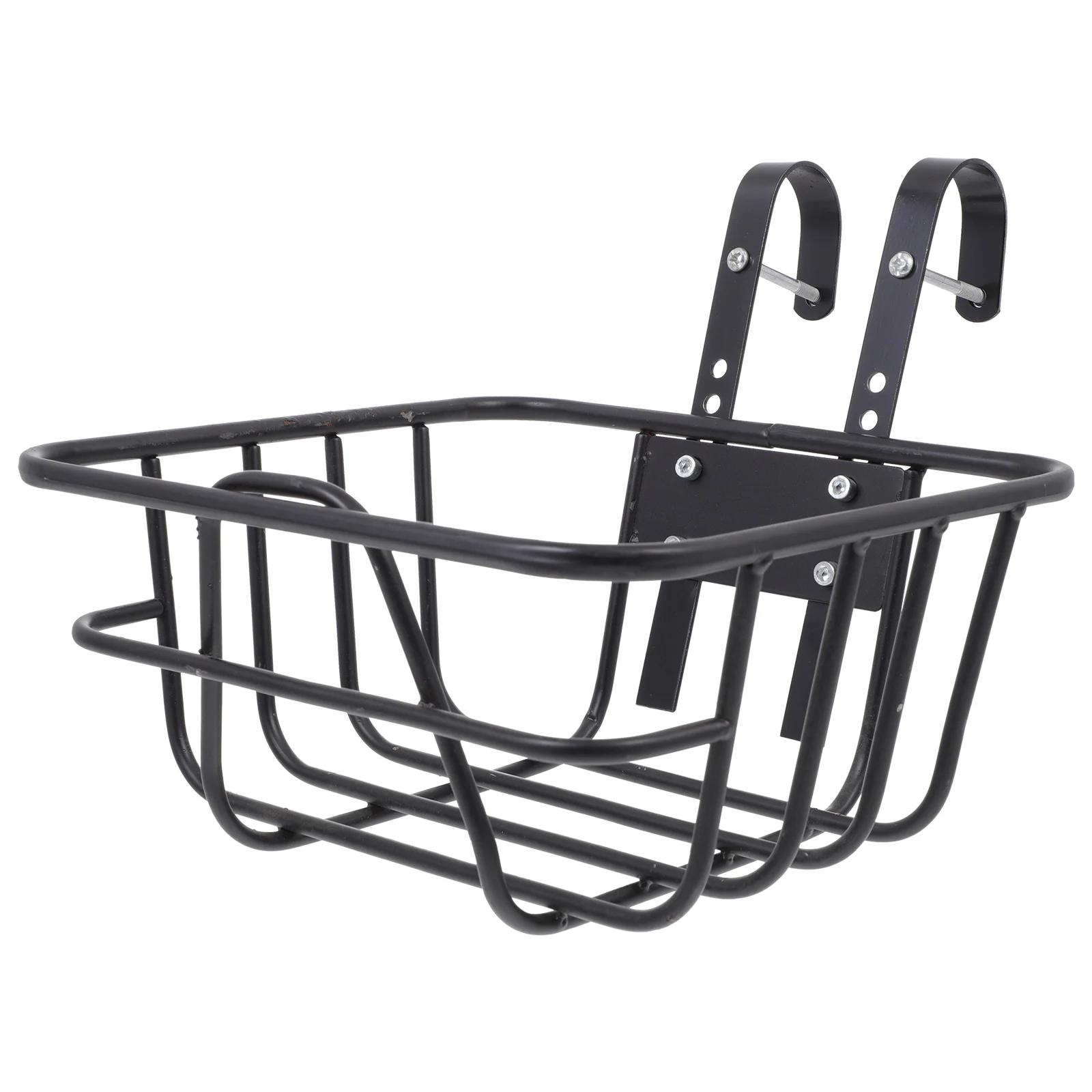 

1Pcs Bike Basket Detchable Metal Front Bike Basket Rust Proof Wire Mesh Rear Bicycle Basket Bike Mountain Bike Frame