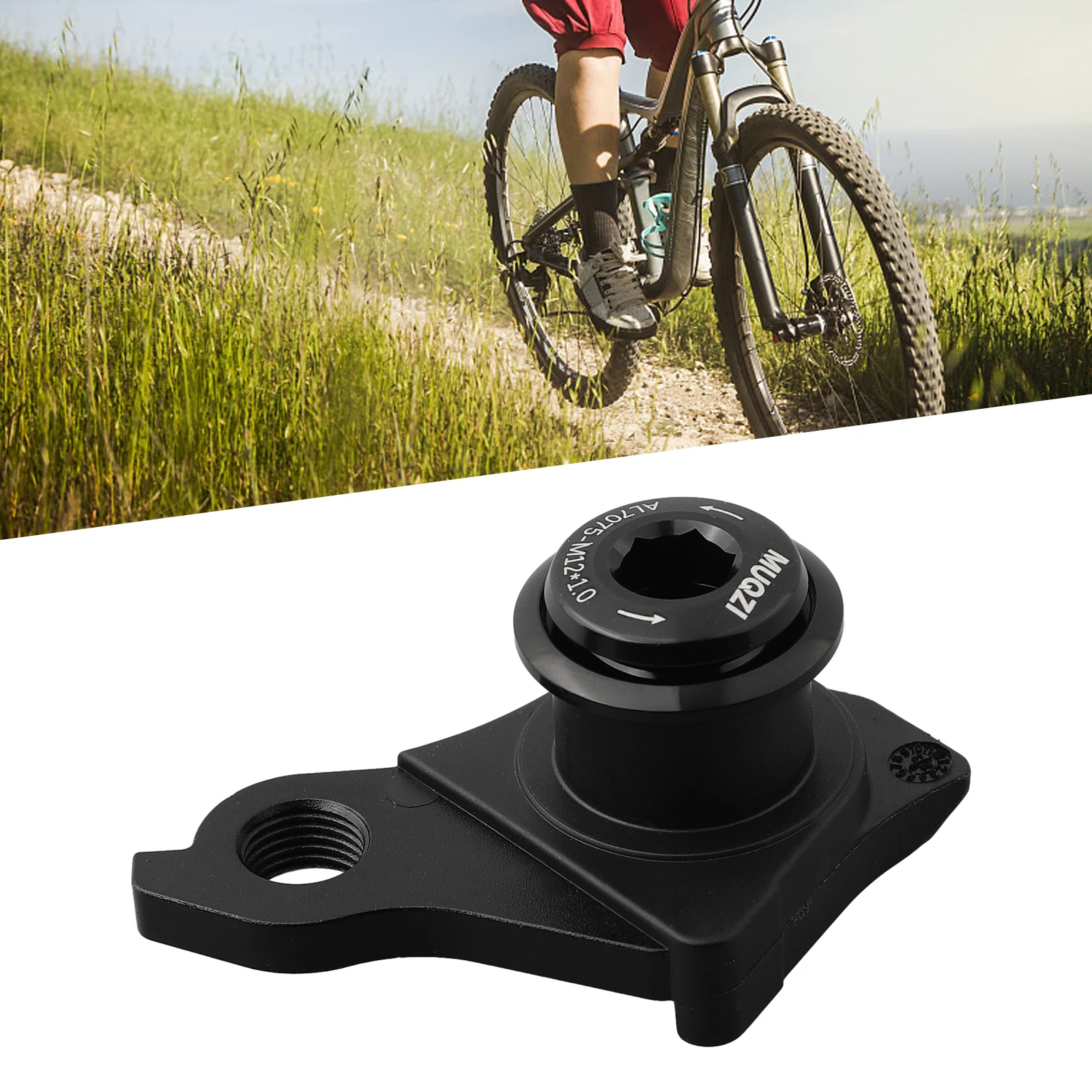 

Bicycle Derailleur Hanger Fits For-SRAM UDH Black Bike Dropout Carbon Frame Gear Hanger Bike Parts Accessories