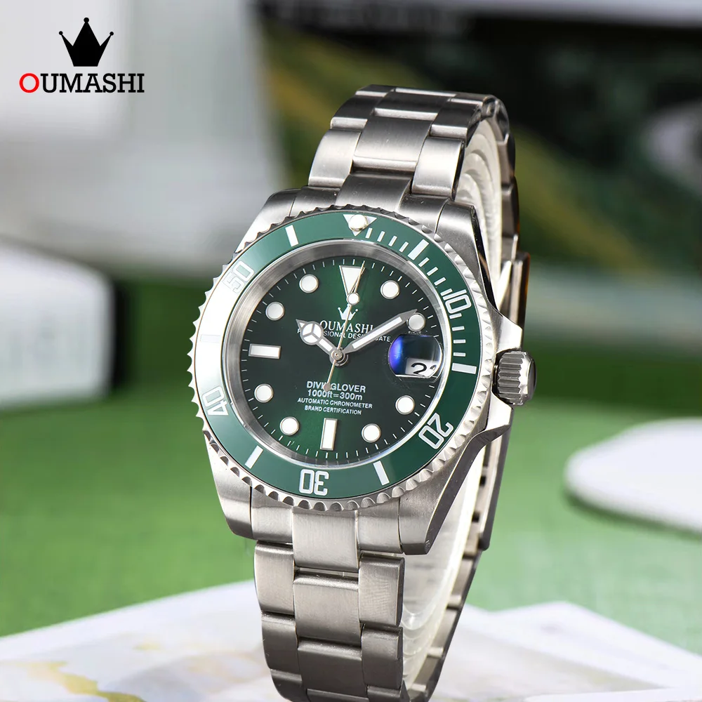 

Часы мужские механические с автоматическим механизмом, 40 мм