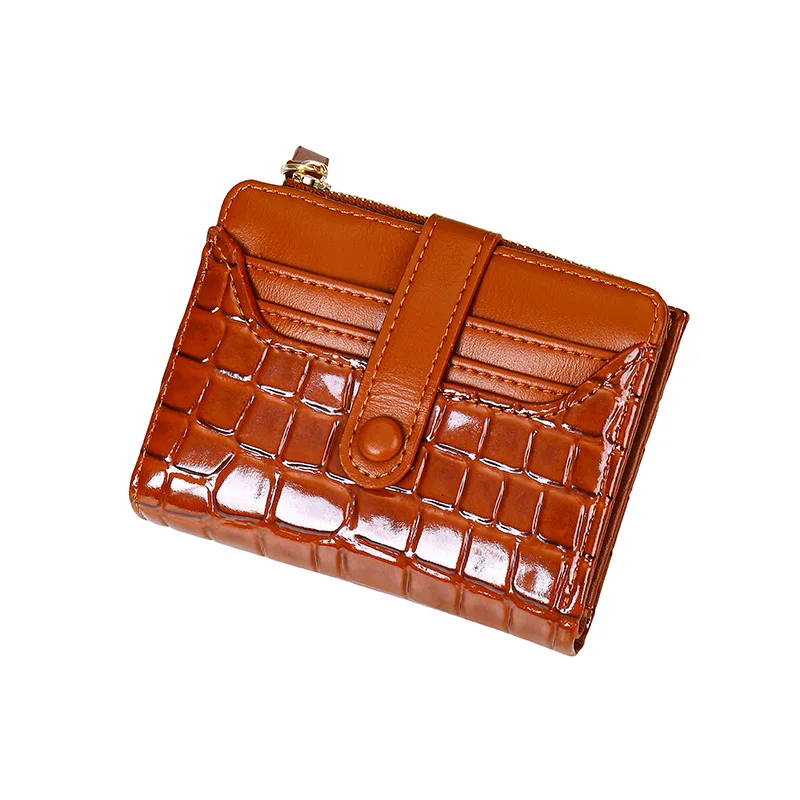 2022 New Women Small Wallet Female Stone Pattern Zipper Coin Purses Card Holder Wallet Ladies Clutch Money Bags for Girls