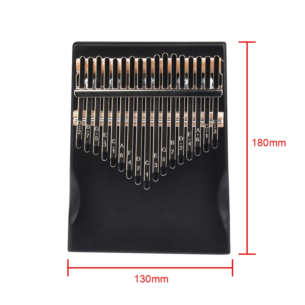 Musical Instrument 17 Keys Kalimba Pine Thumb Finger Piano African Sanza Mbira