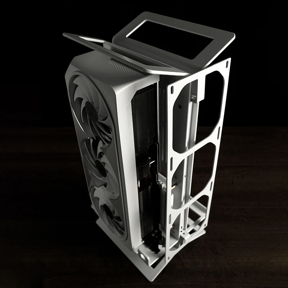 PCケース(自作PC用) XTIA Xproto-L( V2) case Open layout ITX XTIA Xproto-L ケース (V2) ITX オープンレイアウト フレーム