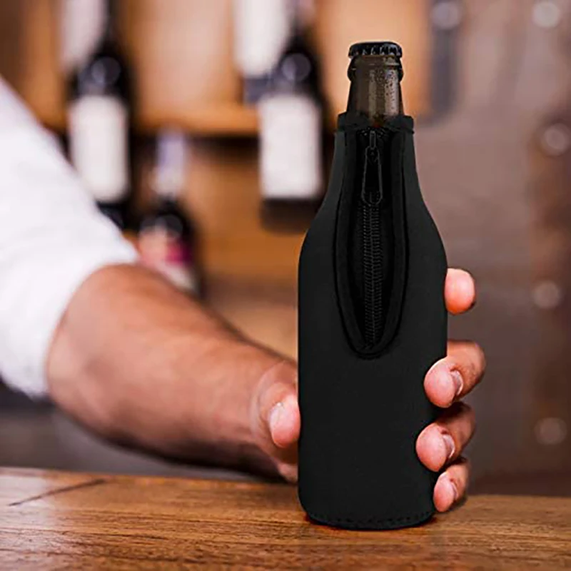 Buy Wholesale China Neoprene Wine Koozie With Zipper Wine Bottle