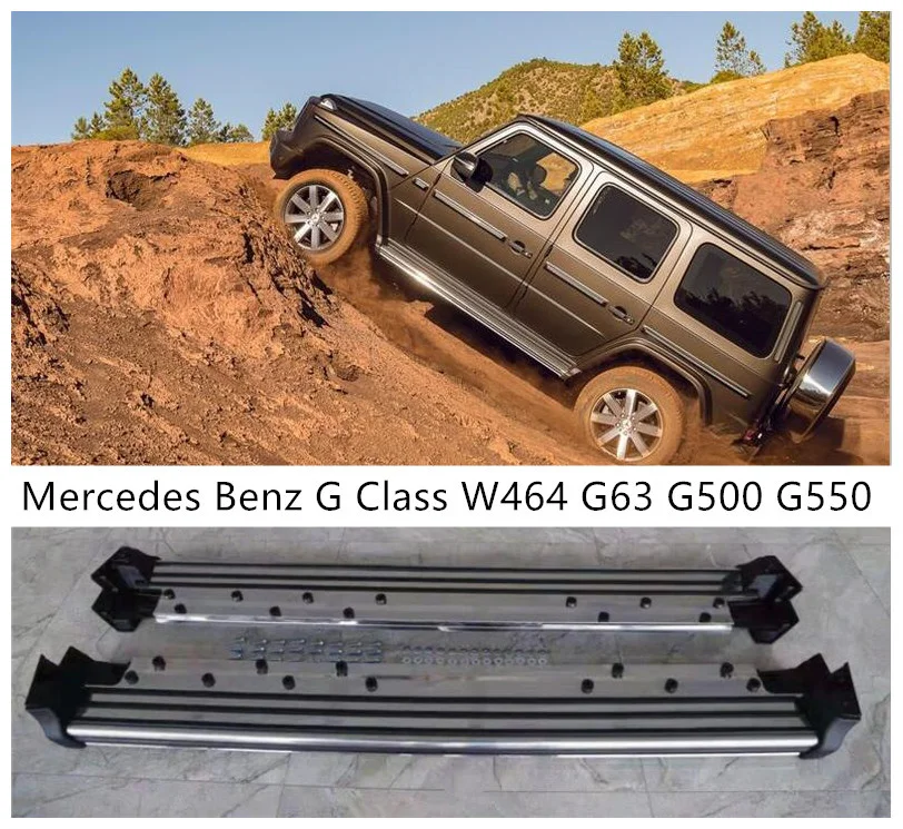 

Side Step Bar Pedals For Mercedes-Benz G Class W464 G63 G55 G500 G550 2019 2020 2021 2022 Running Boards High Quality Nerf Bars