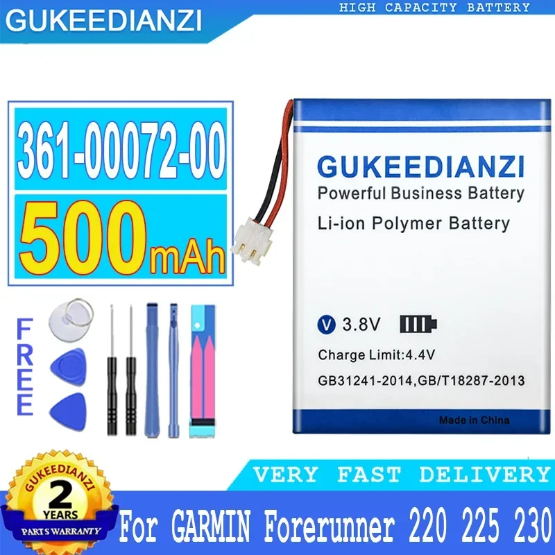 Batteria Di Ricambio Per Telefono Cellulare Da 500Mah Per Garmin Per Garmin Forerunner 220 225 230 235 620 630 735Xt Batterie Smartphon