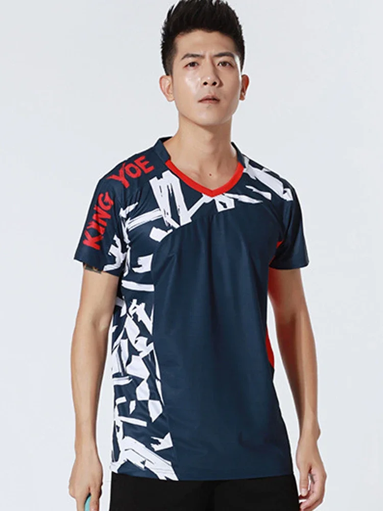 Faztonvg New Badminton Clothing Women Quick Drying Breathable Badminton Dress Casual Slim Sportswear Short Sleeve T-shirt Couple