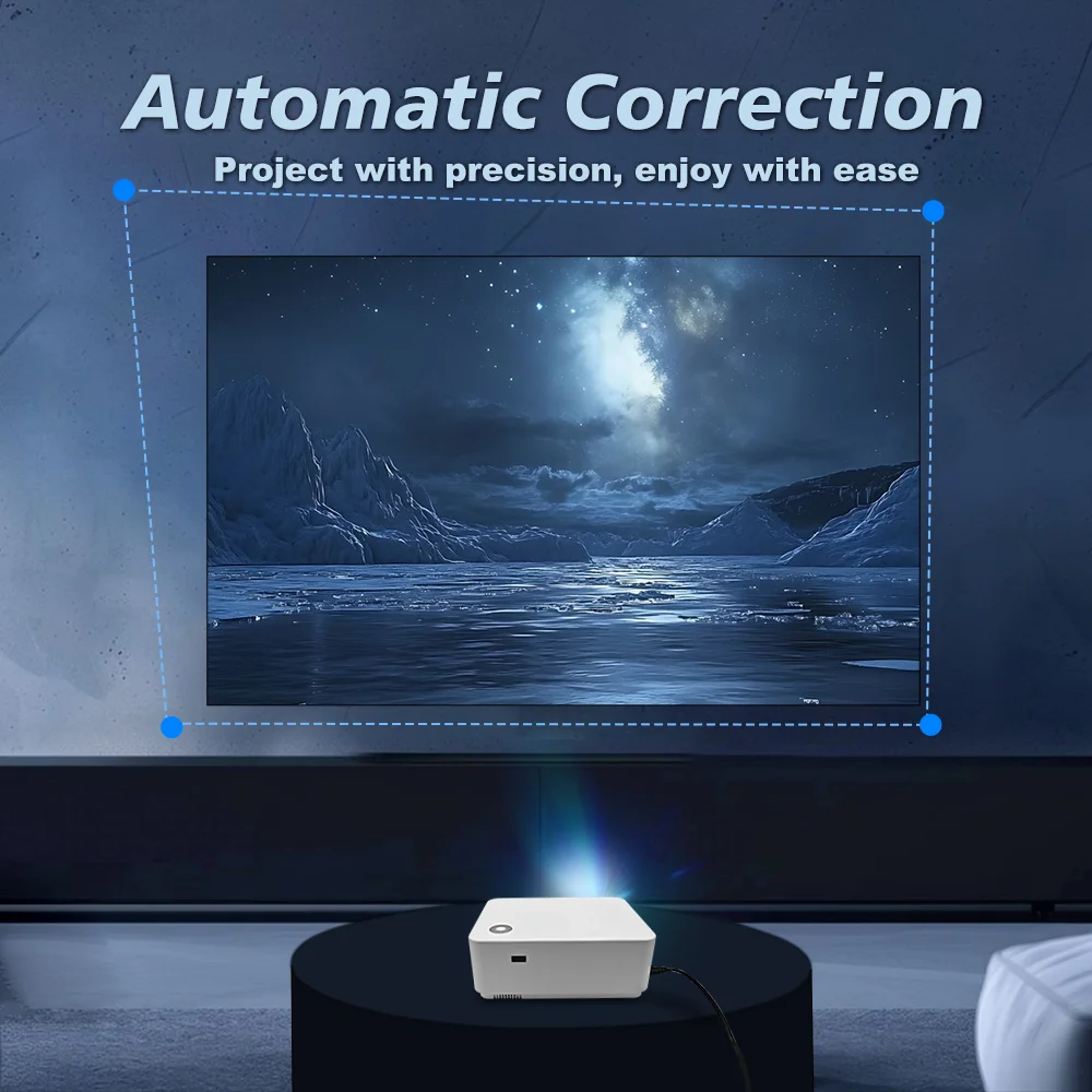 새로운 D5 풀 HD 1080P 스마트 프로젝터 5G 와이파이 안드로이드 OS 디지털 포커스 LED LCD 홈시어터 시네마 영화 비디오 프로젝터 빔프로젝터
