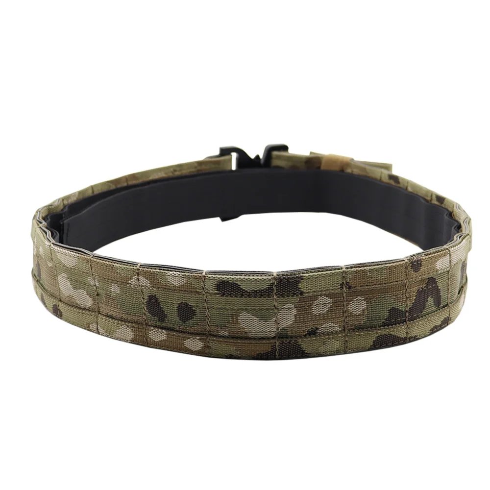 Vcorde bag2-Ceinture de style DulRonin à deux couches, sangle en métal à dégagement rapide, ceinture de taille Molle pour la chasse, ceinture de saut Airsoft