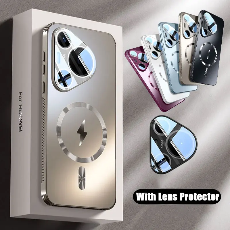 Frosted Shockproof Back Cover with Lens Protection Film