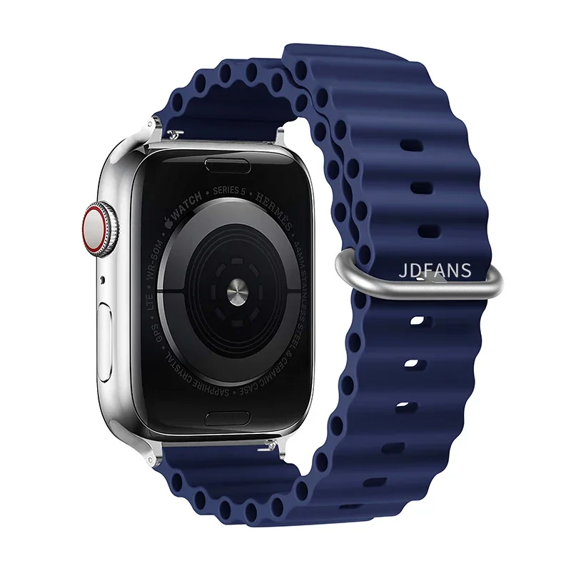 Silicone Ocean Band for Apple Watch - Premium iWatch Strap Bracelet