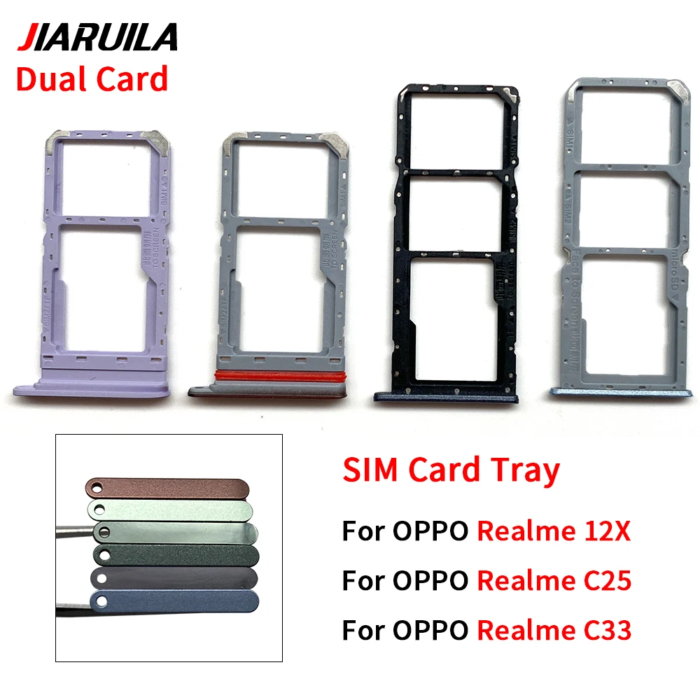20개, OPPO Realme 3 5 5i 6 6i 7 4G 5G 7i 7 9 10 Pro Plus 11 12X SIM 카드 트레이 칩 슬롯 드로어 홀더 어댑터 액세서리