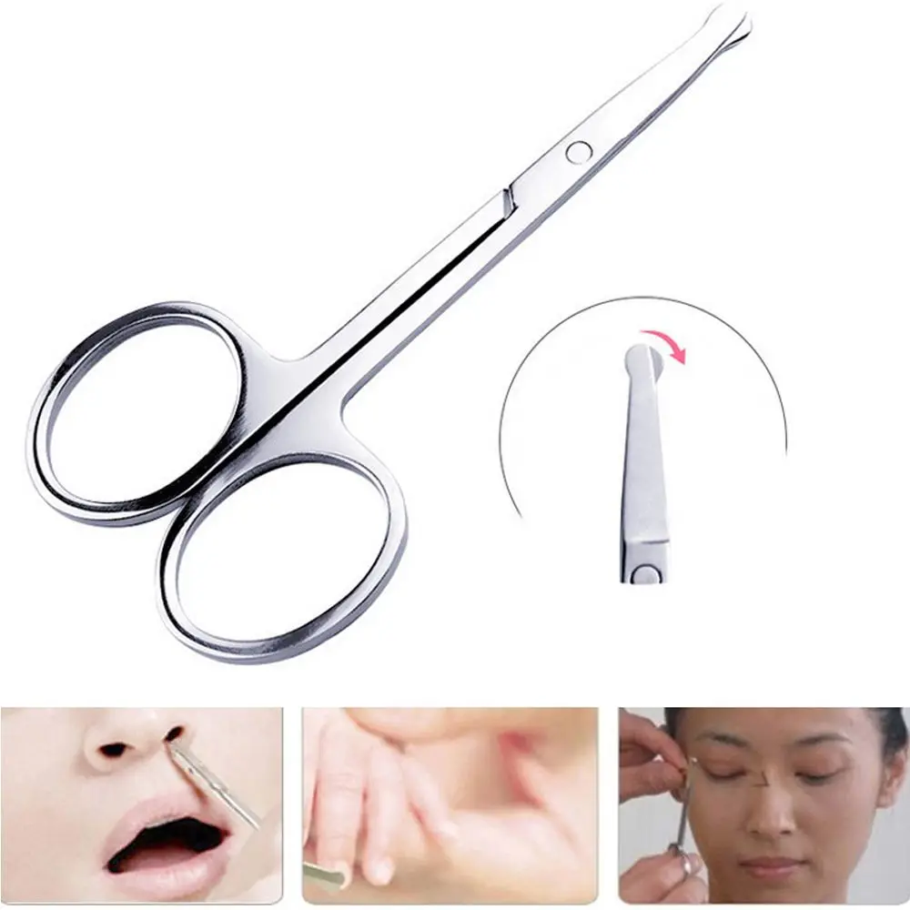 

Eyebrows Fashion Nail Trimmer Tool Stainless Steel Nose Hair Scissors Ear Facial Trimmers Beauty Tool