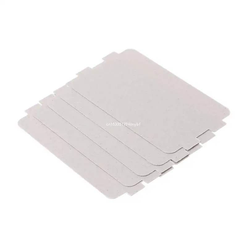 Microwave Oven Mica Plate Sheet 5Pcs Thick Replacement Part 107x64mm For Midea