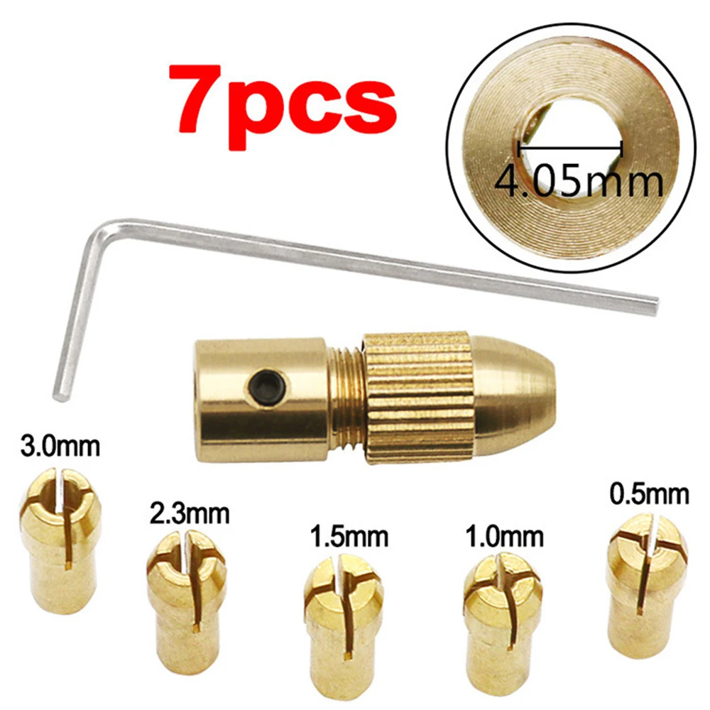 Tbest Pince de foret électrique 7 pièces Mini mandrin de meuleuse Tbest Pince de foret électrique 7 pièces Mini mandrin de meuleuse