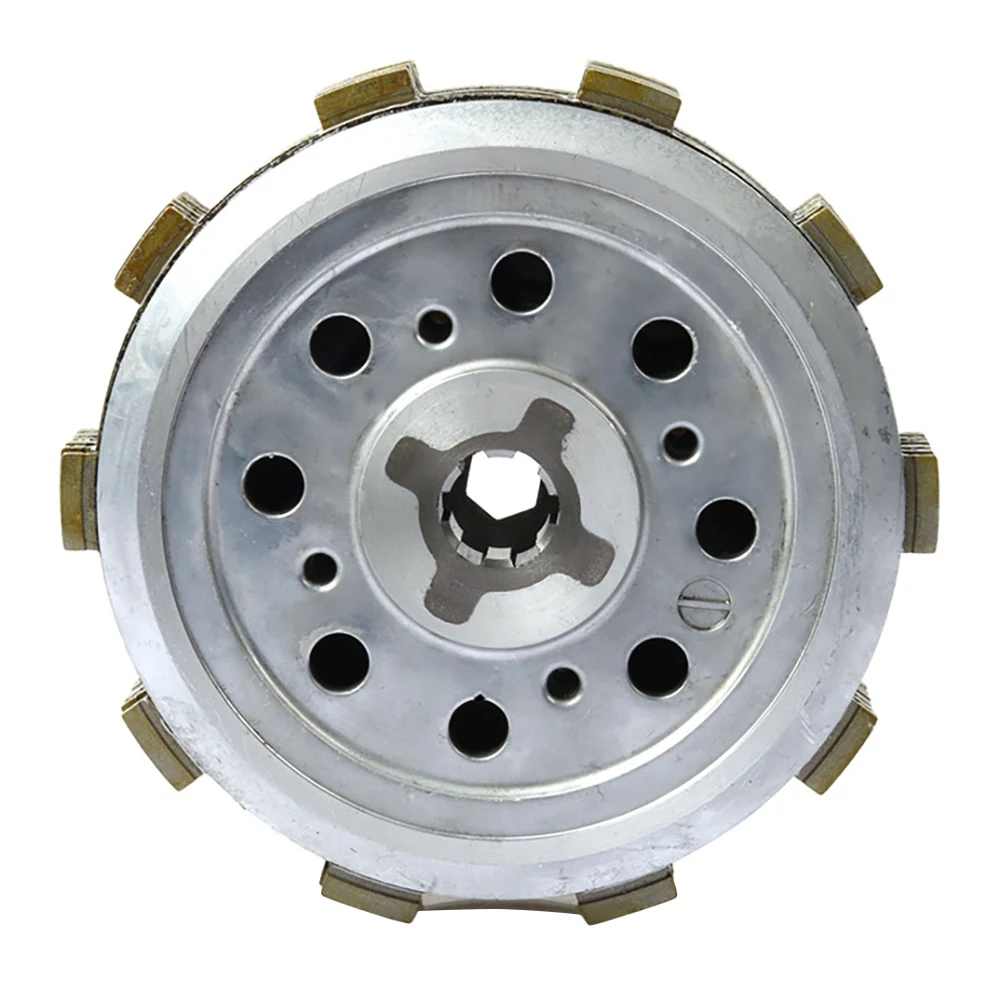 

Motorcycle Clutch Drum Assy Basket ( 6Pcs Friction Plates & 5Pcs Iron Plates) Friction Plates Kit for YAMAHA DT125
