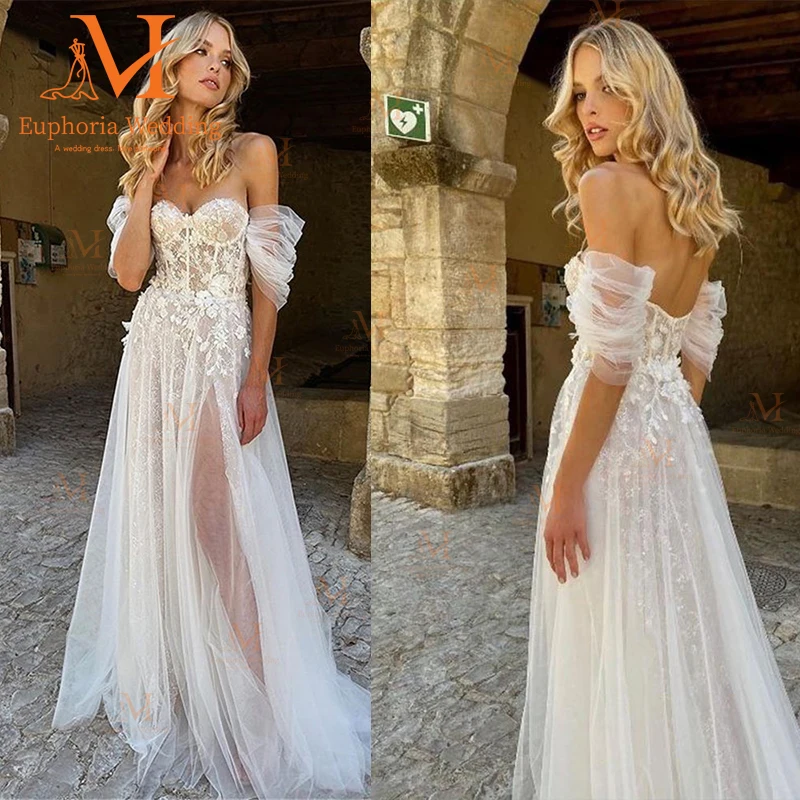 

Vestidos De Novia Wedding Dress For Woman Robe Mariee Casamento 2023 Boda Civil Mariage Bridal A-line Sweetheart Illusion Skirt