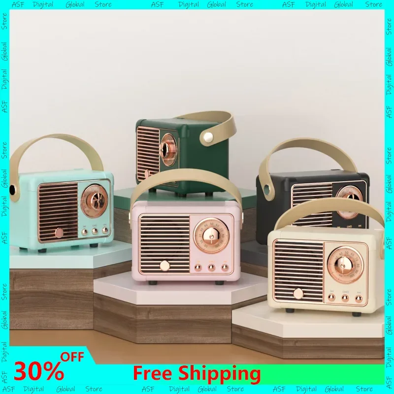 

Новый беспроводной Bluetooth-Динамик HM11, ретро Ностальгический портативный мини-сабвуфер высокого качества, уличные Маленькие динамики, креативное аудио