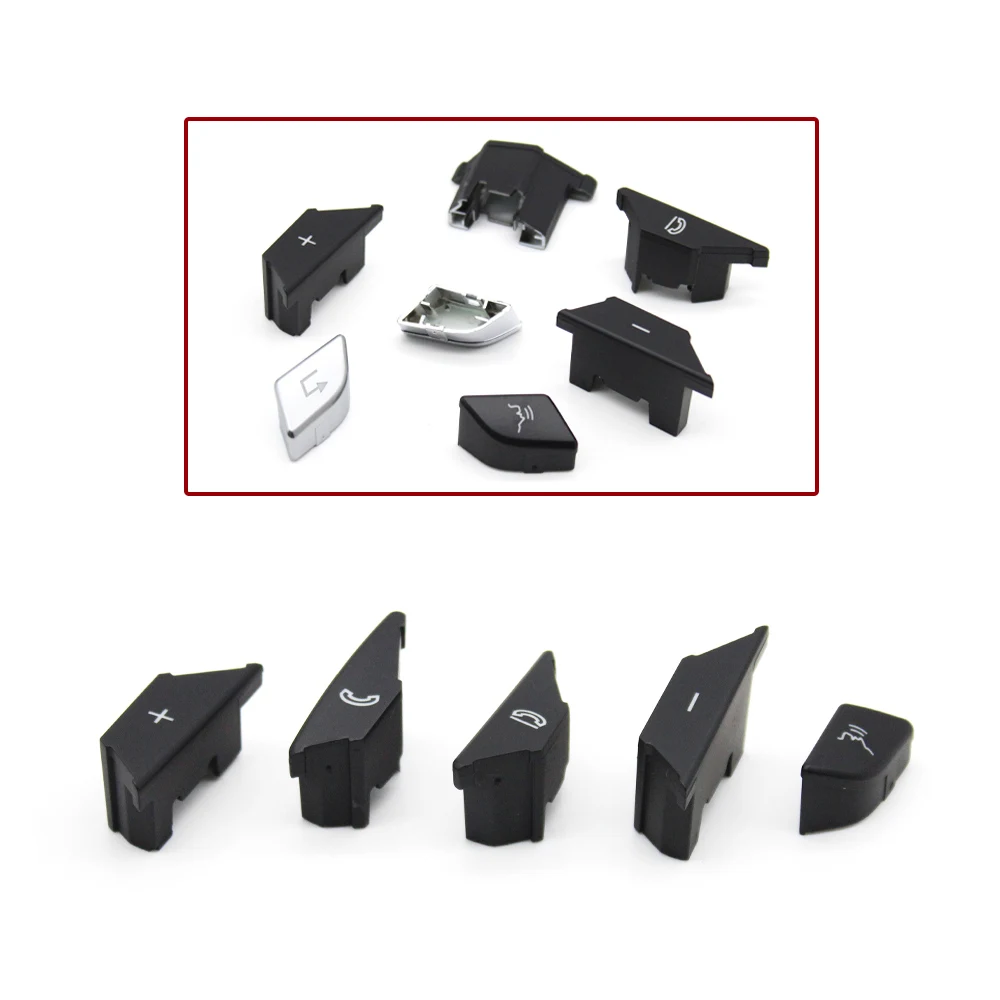 W204 W212 W218 Car Steering Wheel Control Menu Switch Button Cover Volume For BENZ C GLK E A Class X204 W156 W246 2185400162 Steering Wheel Cover Steering Wheel Switch