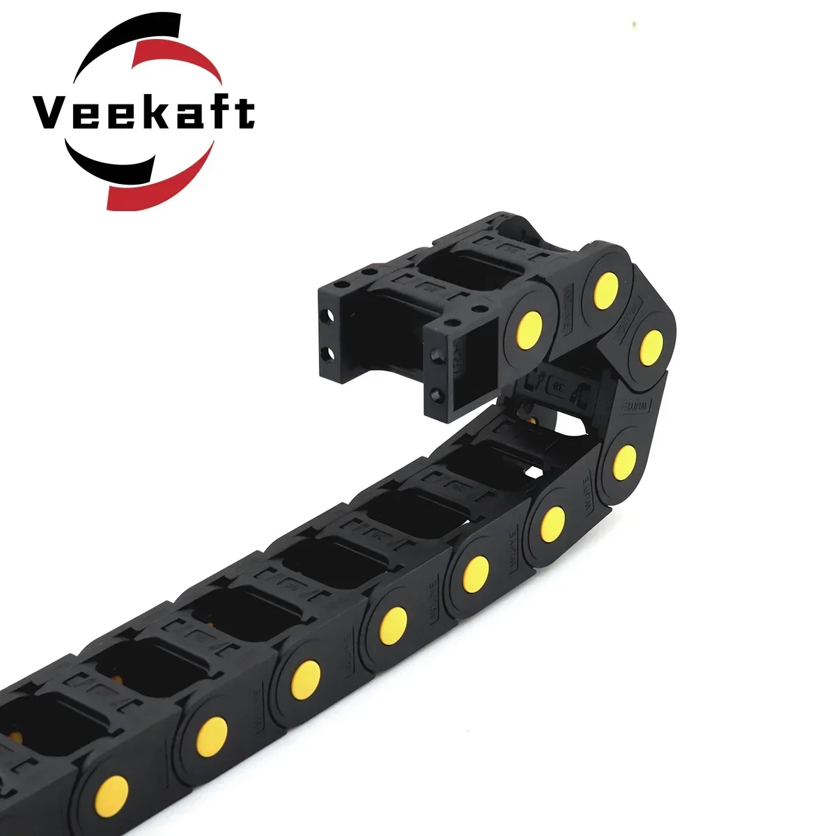 Plastic Transmission Cable Chains Bridge Opened Drag Chain With End Connectors CNC Machine Tools Wire Carrier 20 25,plastic cable chain,cable carrier