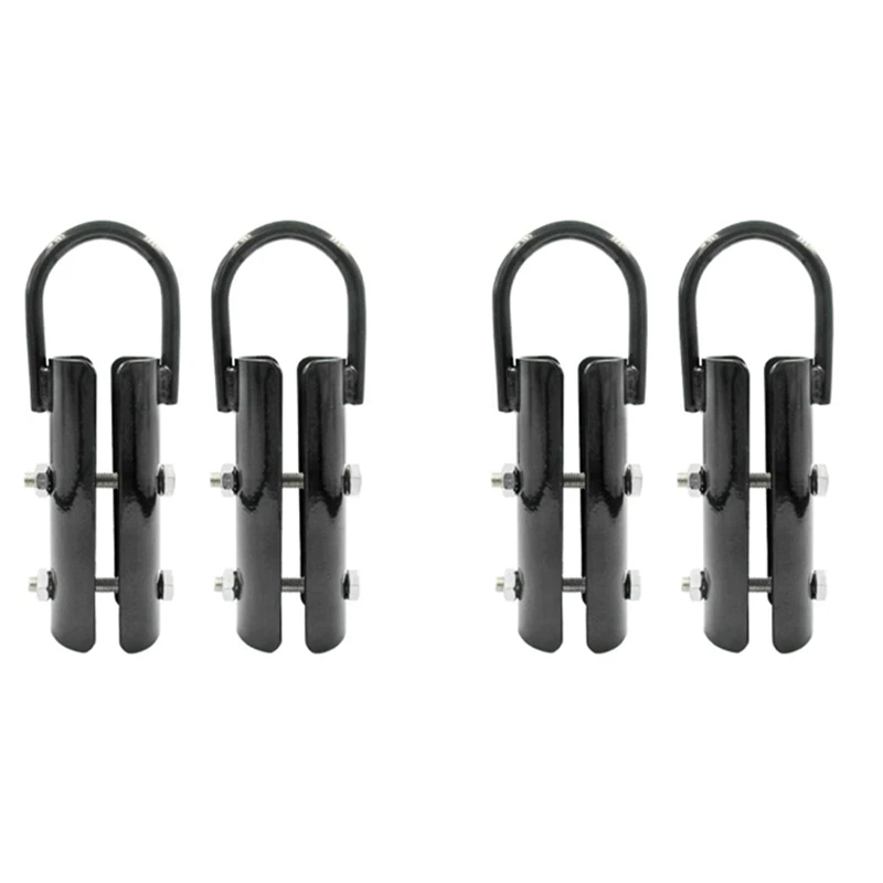 

1.5 Inch Climbing Rope Clamp,4 Sets Rope Climb Clasp Workout Rig Attachment Hook For Rope Climbing Gym Strength Training