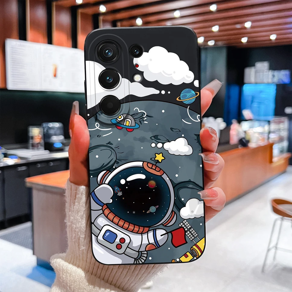 Abstract Line Art Print Liquid Silicone Shockproof Case with Camera Protection
