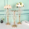 8/ 10 PCS Quisite Flower Vase Twist Shape Stand Golden/ Silver Wedding/ Table Centerpiece Road Lead Home Decor 1