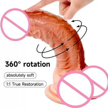 Telescopic Vibrator Realistic Big Dildo Female Masturbation Suction Cup Heating Penis Remote Control Dick For Women Sex Toys 5