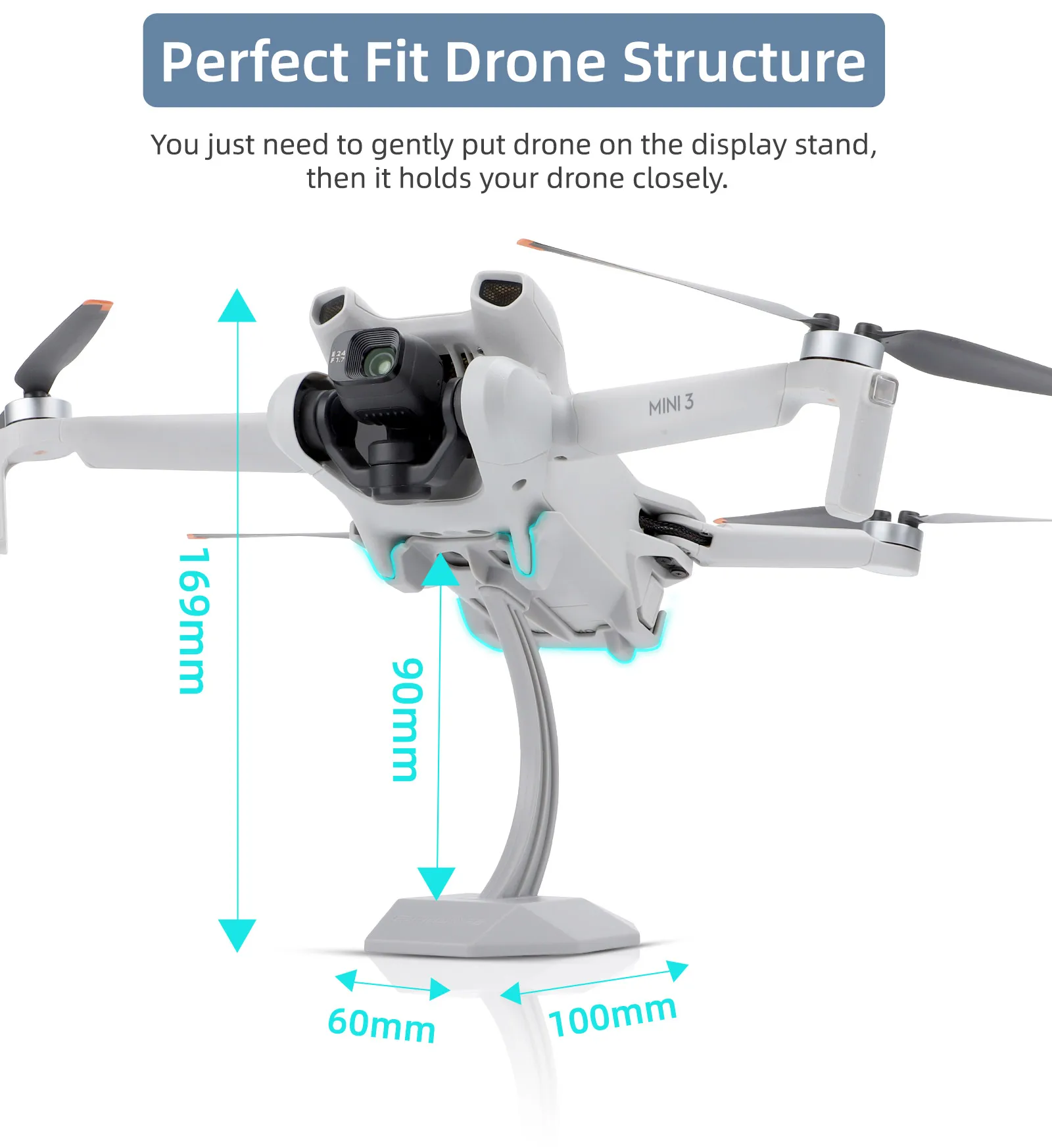 รูปสินค้า ชั้นวางโดรน DJI ยึดฐานแข็งแรง รองรับ Mini 3 Pro/Mini 3/Mini 2