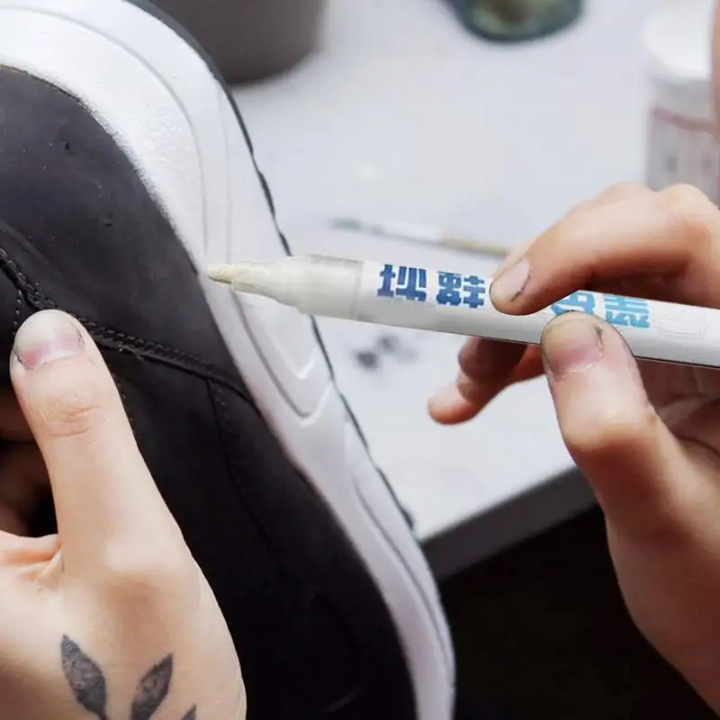 Shoe Whitener For Sneakers Shoe Whitener Pen Sneaker Care For Canvas Leather Marker Pen
