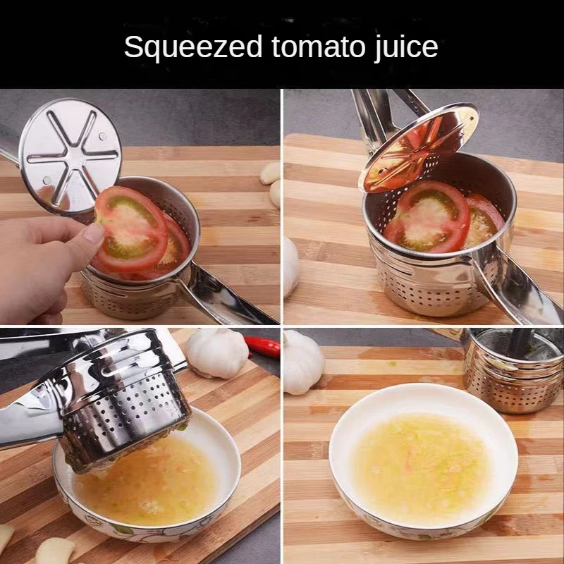 Stainless Steel Manual Juicer Vegetable Squeezer
