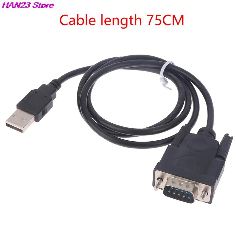 

1PC USB RS232 To DB 9-Pin Male Cable Adapter Converter Supports Win7-Win10 System Supports Various Serial Devices