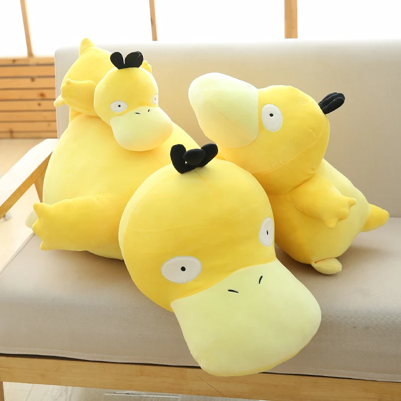 20-100Cm Kawaii Takara Tomy Pokemon Big Psyduck Cuscino Simpatico Cartone Animato Psyduck Peluche Pokemon Bambola Di Pezza Regali Di Compleanno Del Ba