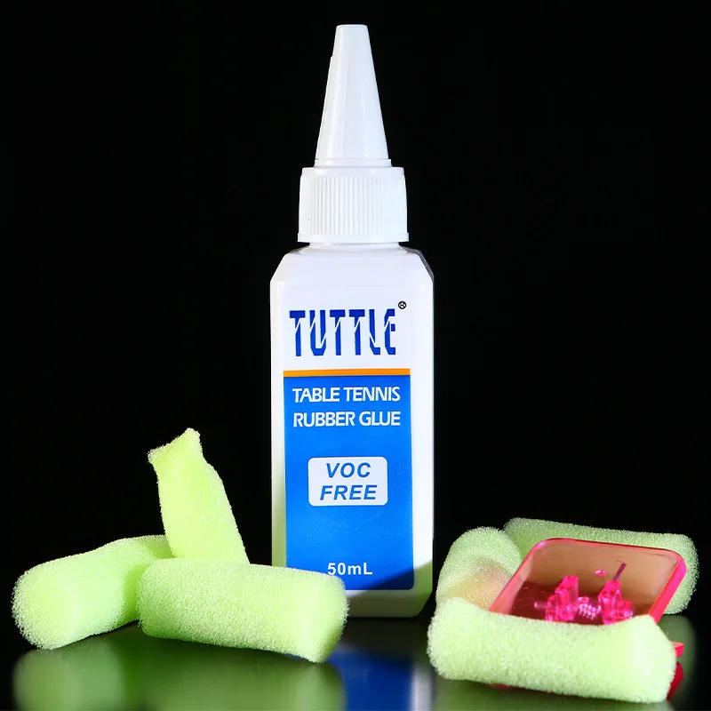 ITTF approved Table Tennis Rubber Glue 50ml No-Smell VOC FREE Water-solubility Adhesive table tennis glue